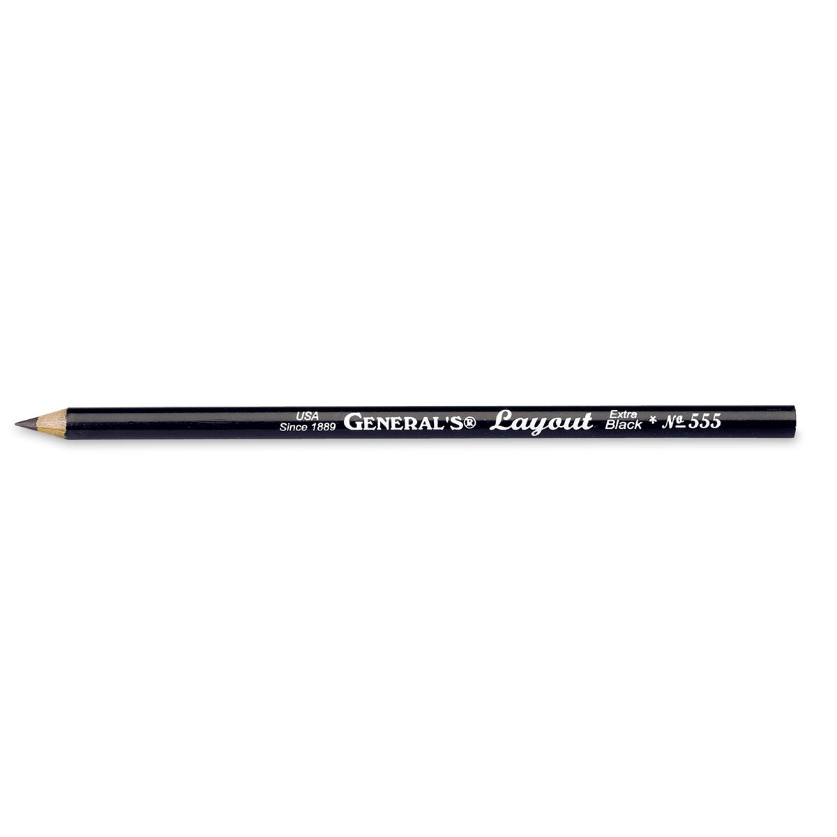 0900168-General’s® Layout® Extra Black Sketch Pencil - 6B