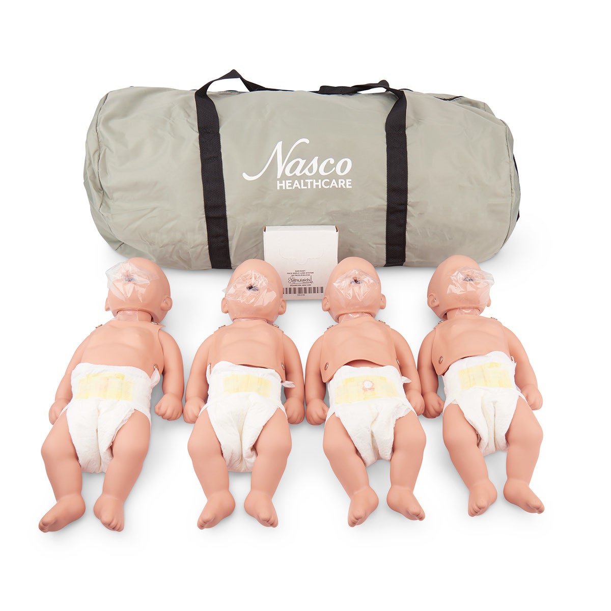 X0000100-2124-Simulaids® SaniBaby CPR Manikin, Pack of 4