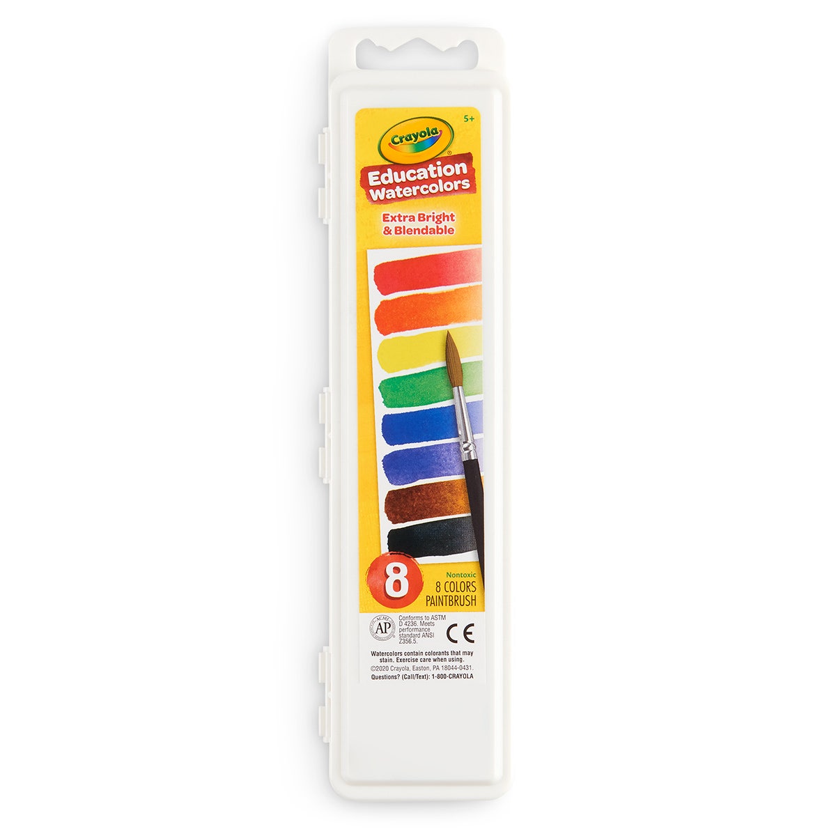 X00001100548-Crayola® Oval Pan Watercolors