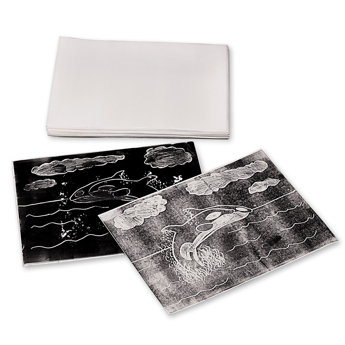 1200165-Inovart Presto Foam™ Printing Plates with Adhesive Back - 12 Sheets - 9 in. x 12 in.
