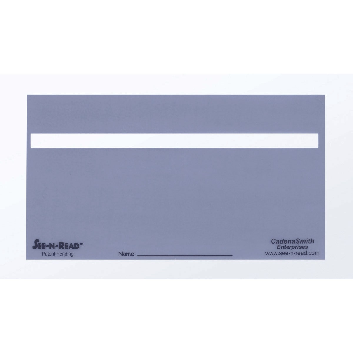 1503905-See-N-Read® Reading Tool - Book Size (5-1/2 in. x 3 in.), Pack of 3