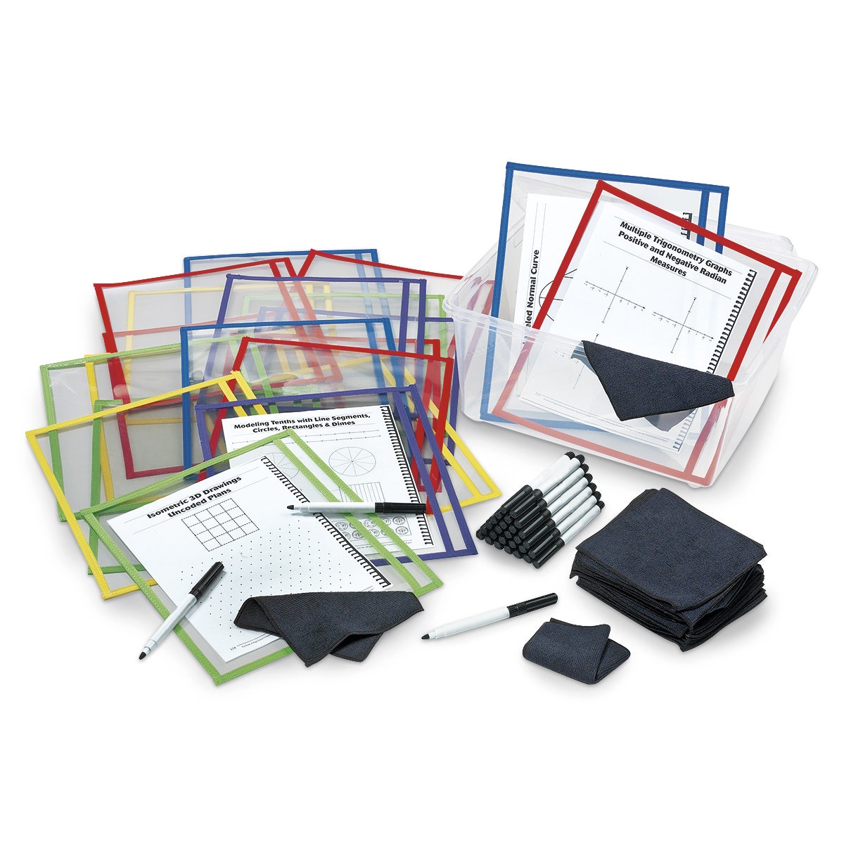 X00001507297-Dry-Erase Pouch Classroom Kit