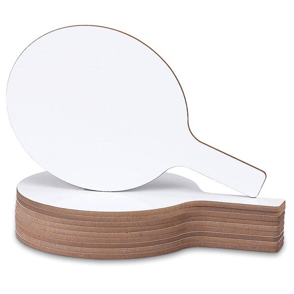 1507348-Flipside® Dry Erase Answer Paddles - 7 in. W x 12 in. H