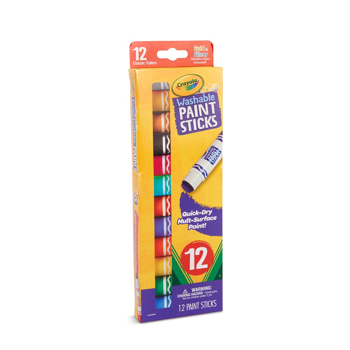 NE20243-Crayola® Washable Paint Sticks  Set of 12