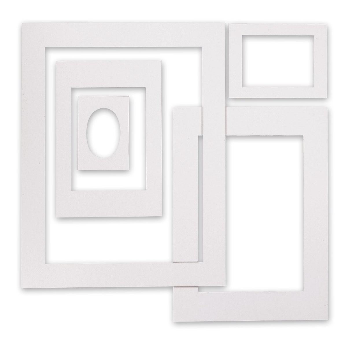2100194-Inovart Assorted Mat Frames - Pkg. of 60