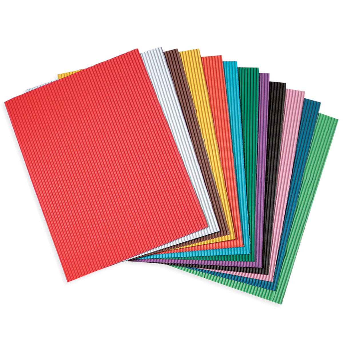2100196-Pacon® Corobuff® Sheets - Pkg. of 12 - 12 in. x 16 in.