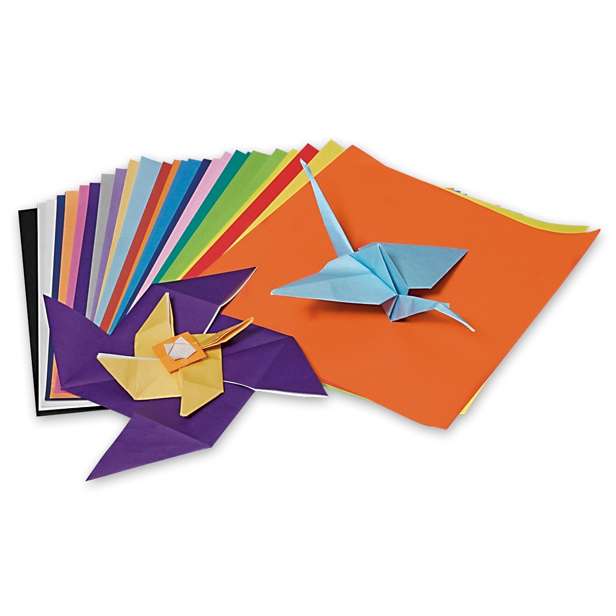 2100197-Pacon® Origami Paper - 40 Sheets - 9 in. x 9 in.