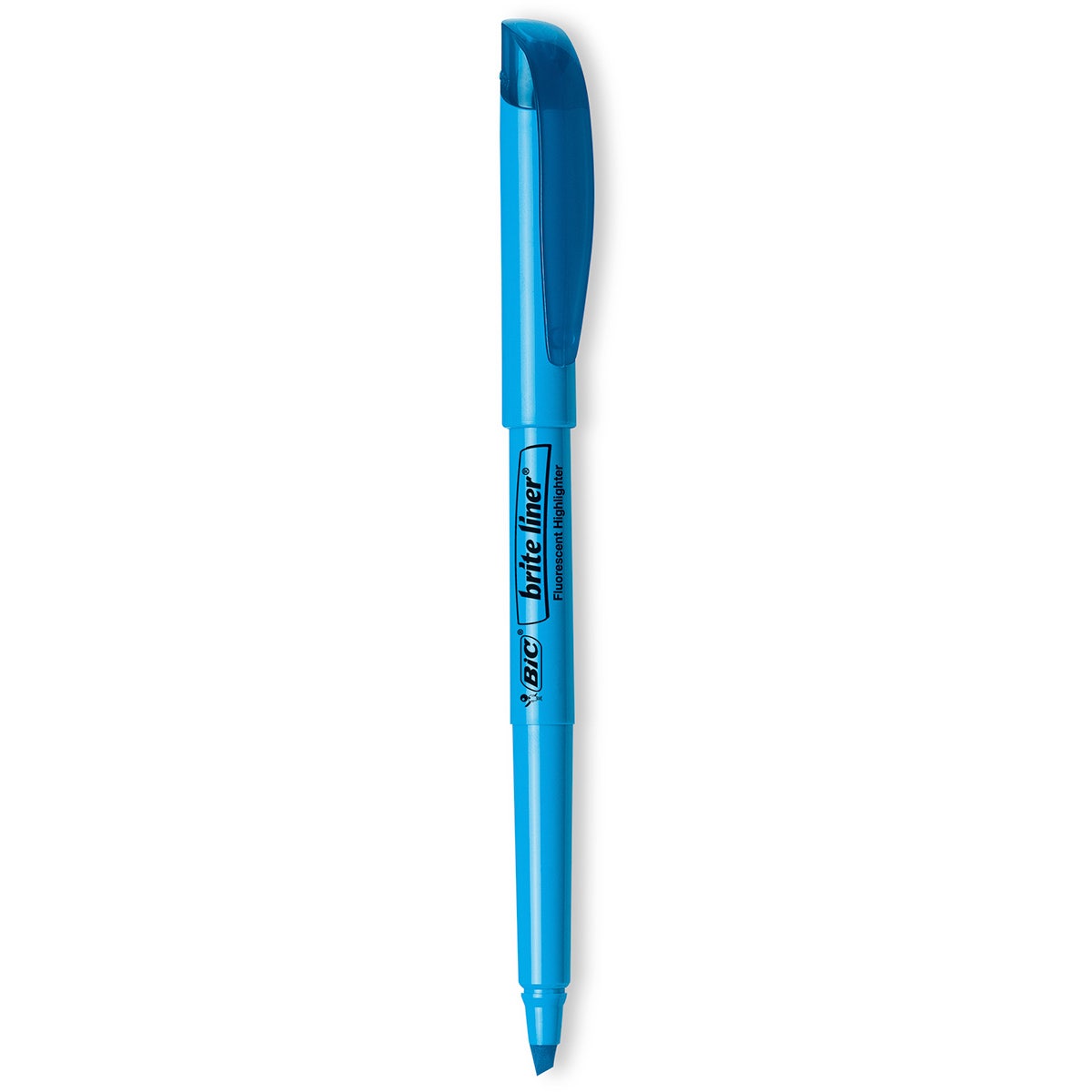BE01104-BIC® Brite Liner® Highlighters - Box of 12 - Blue