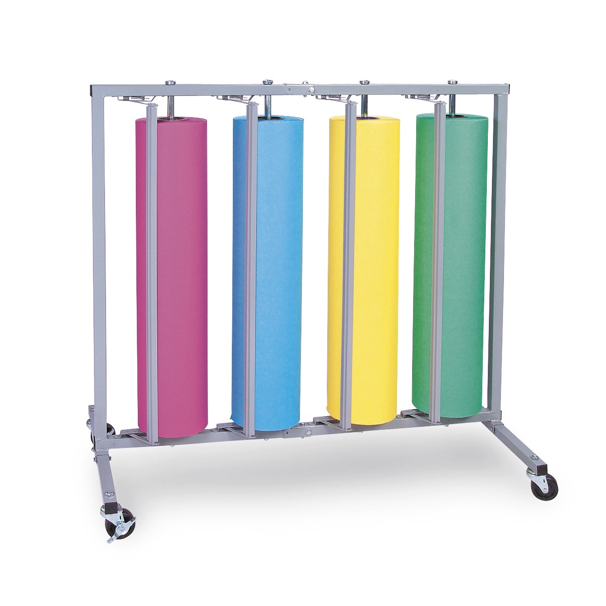 3100185-Vertical Paper Rack/Four-Roll Cutter with Casters (2 Locking)