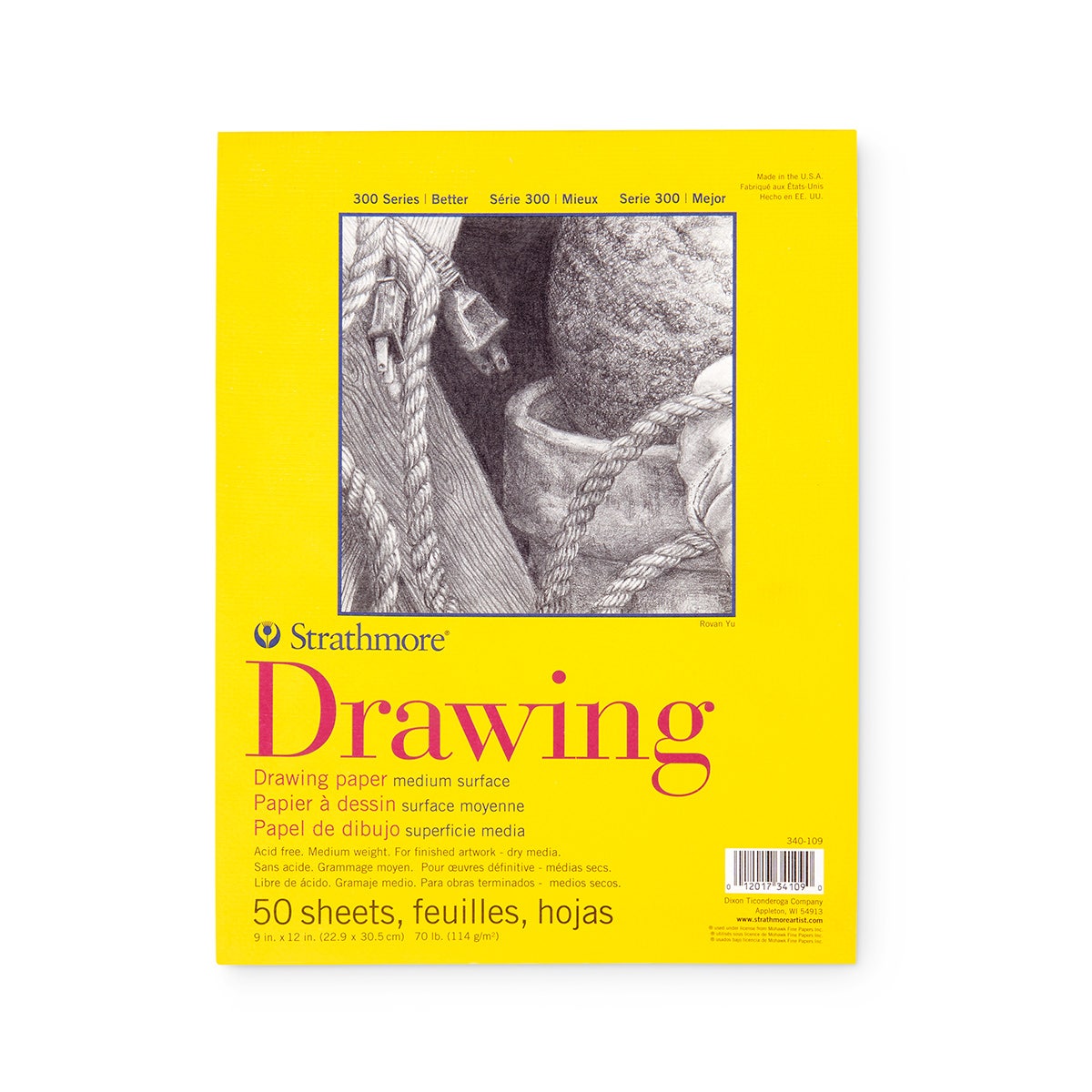 X00004100333-Strathmore® 300 Series Tape-Bound Drawing Pad