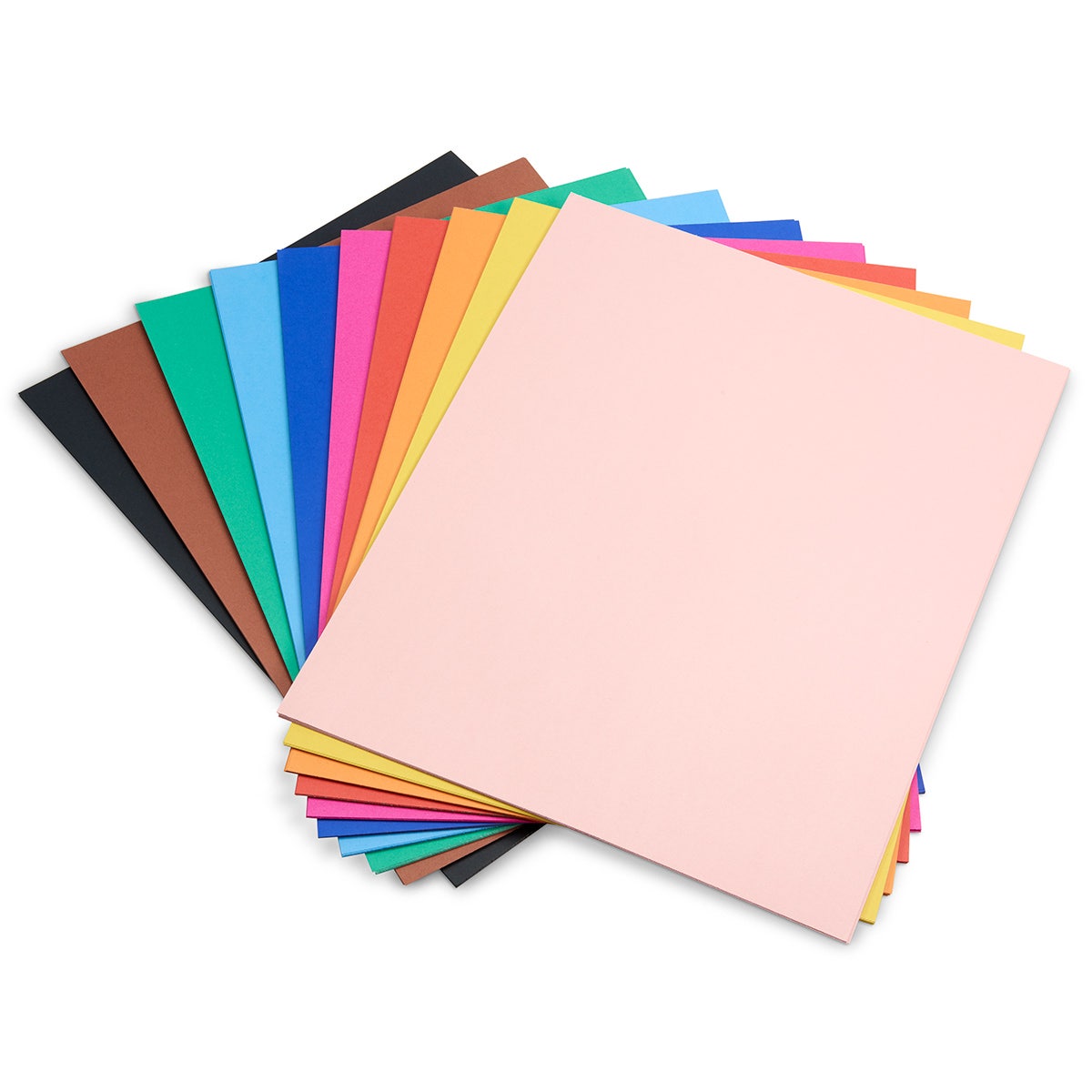 4100462-Railroad Board Assortment - 4 Ply - 22 in. x 28 in. - Pkg. of 100 - Assorted Colors