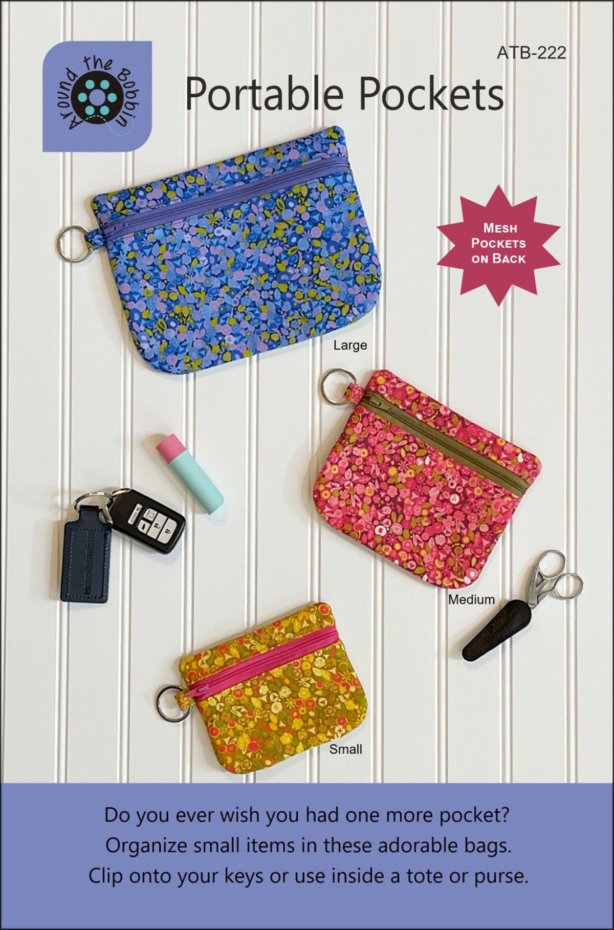 NE40345-Portable Pockets Sewing Pattern