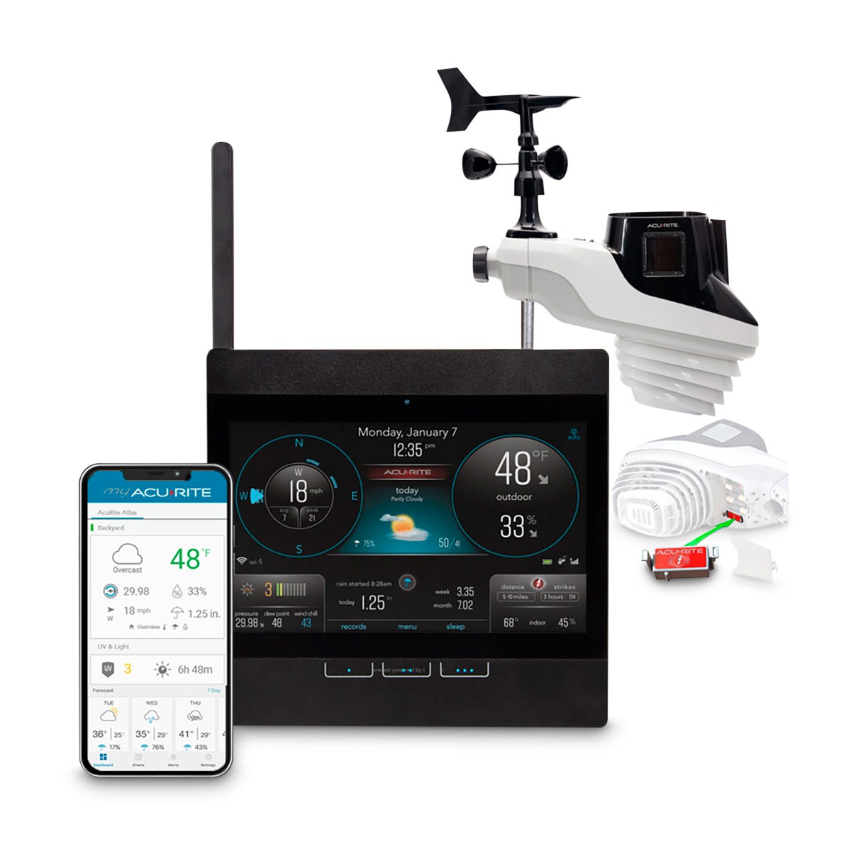 NE30444-AcuRite® Atlas 7-in-1 Weather Station