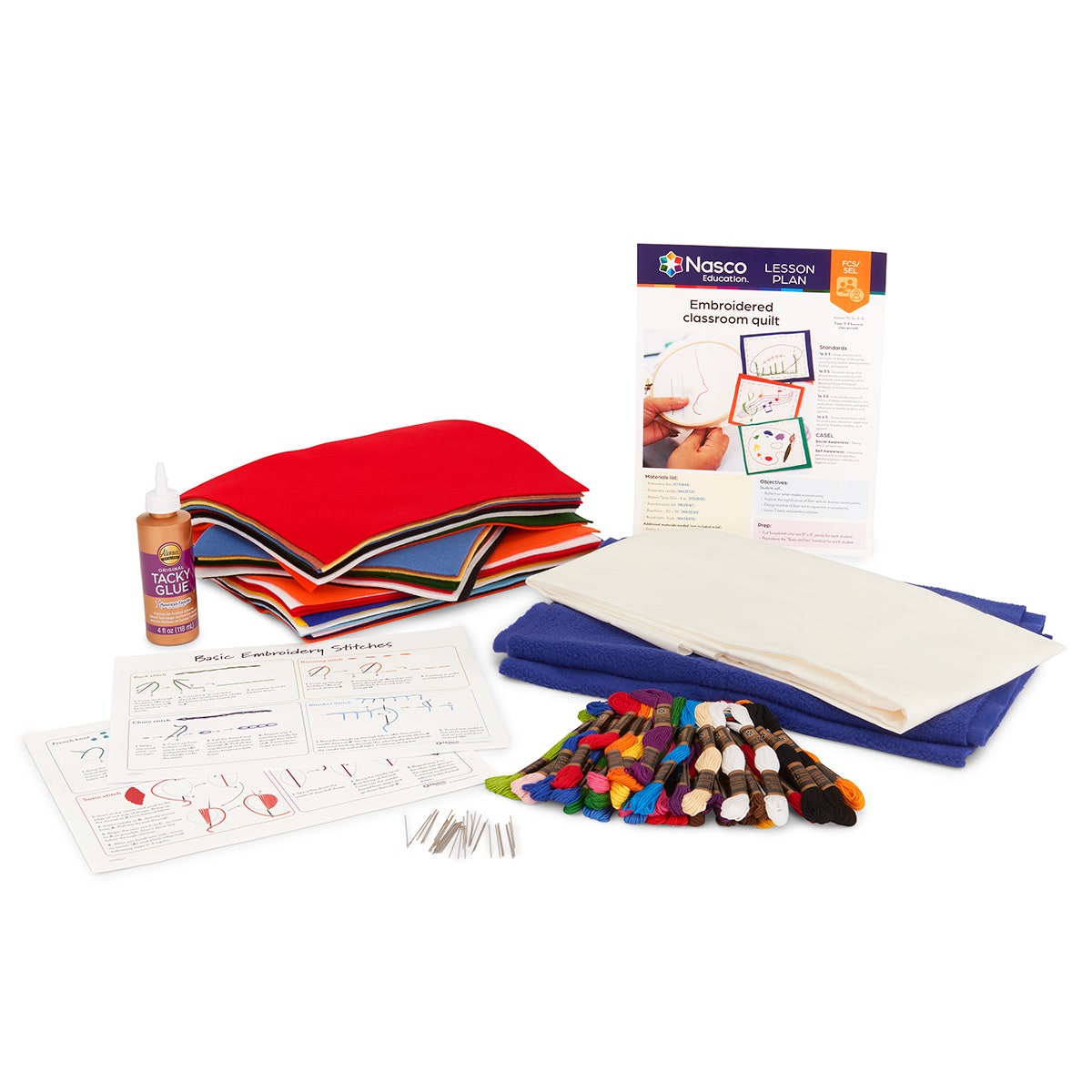 NE40315-Nasco SEL Classroom Quilt Kit for Grades 6–12