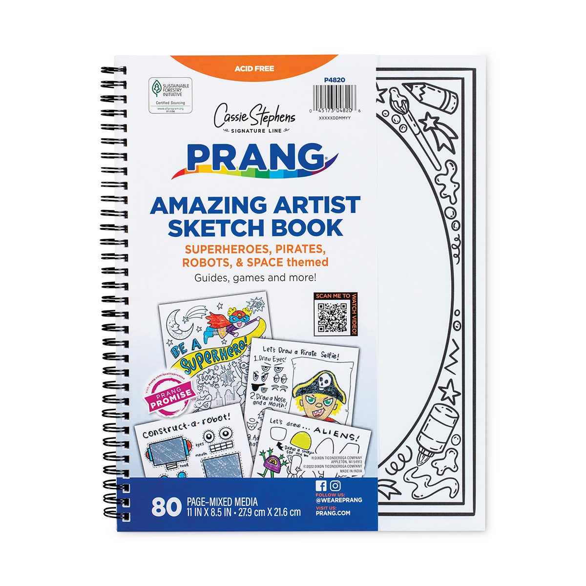 NE20508-Prang® Amazing Artist Sketch Book