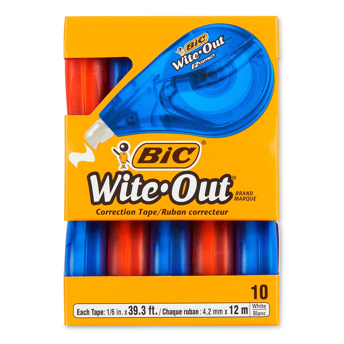 BE01109-BIC® Wite-Out® Brand EZ Correct® Correction Tape - Pkg. of 10