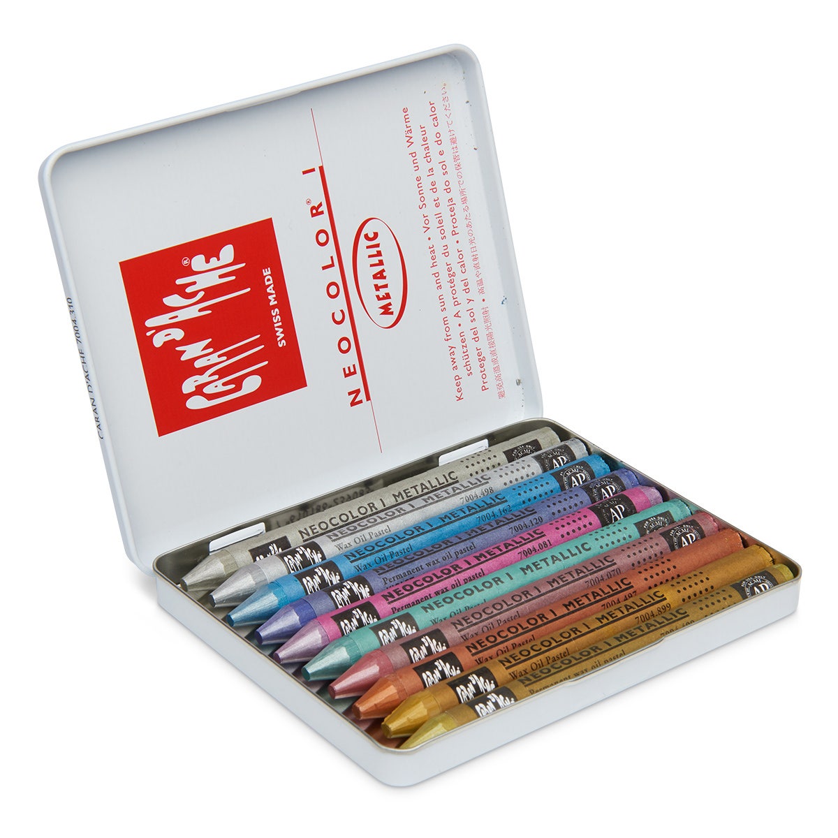 9723050-Caran d’Ache® Neocolor® - Set of 10 Metallic