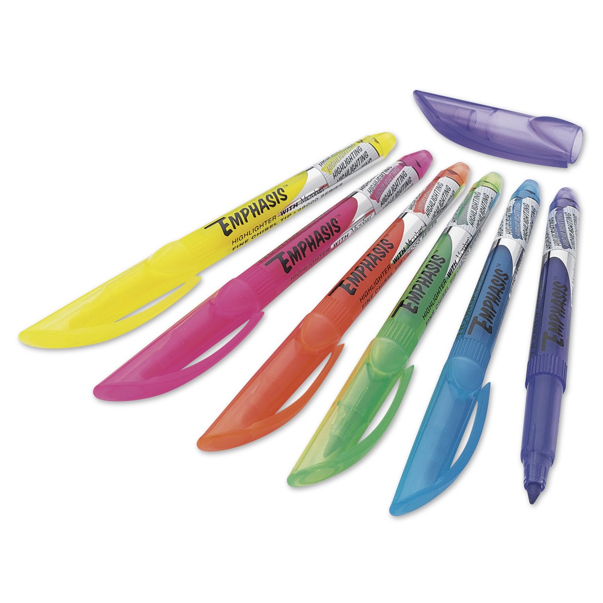9731876-Ticonderoga® Pocket Highlighters - Set of 6