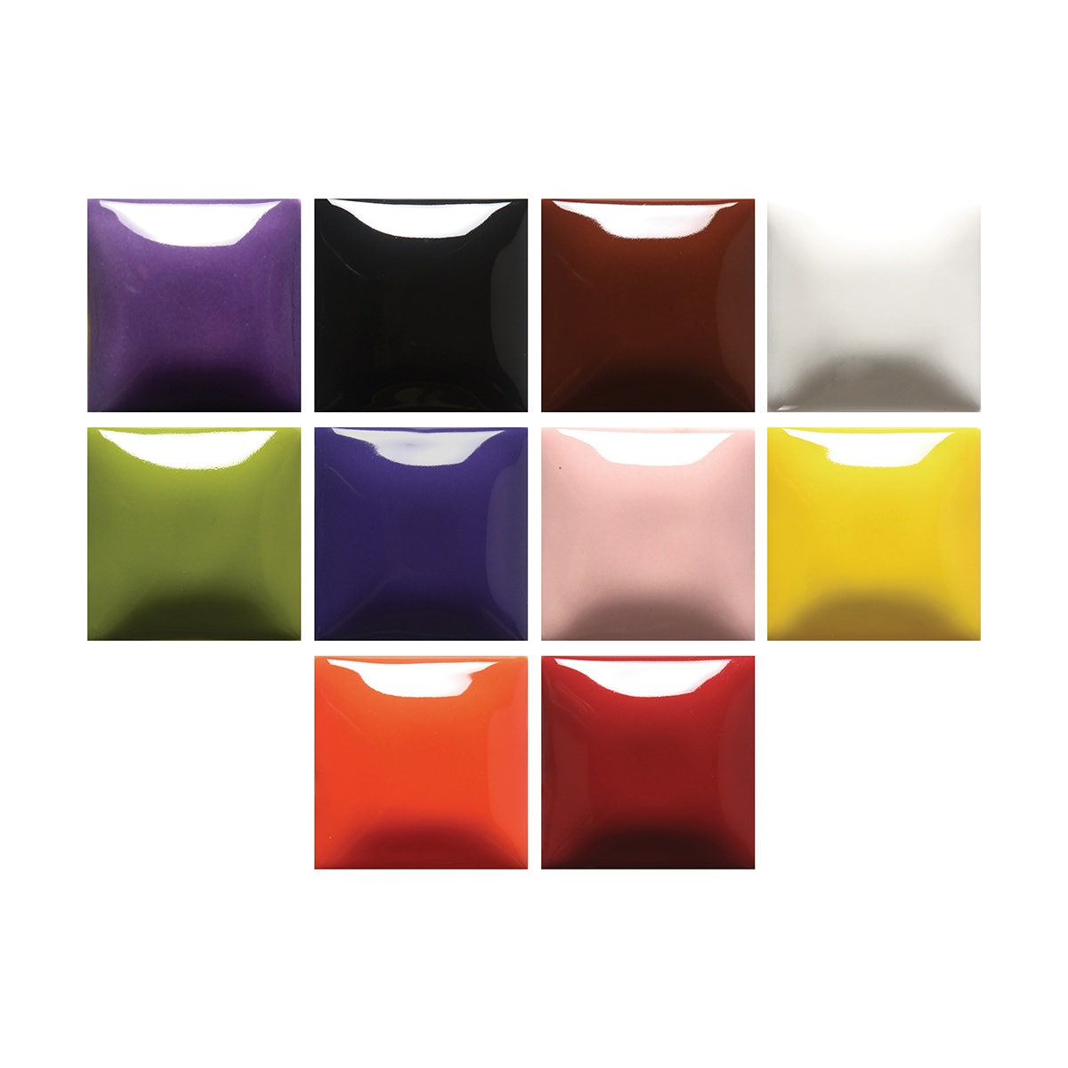 NE20284-Nasco Ceramic Glaze - Set of 10