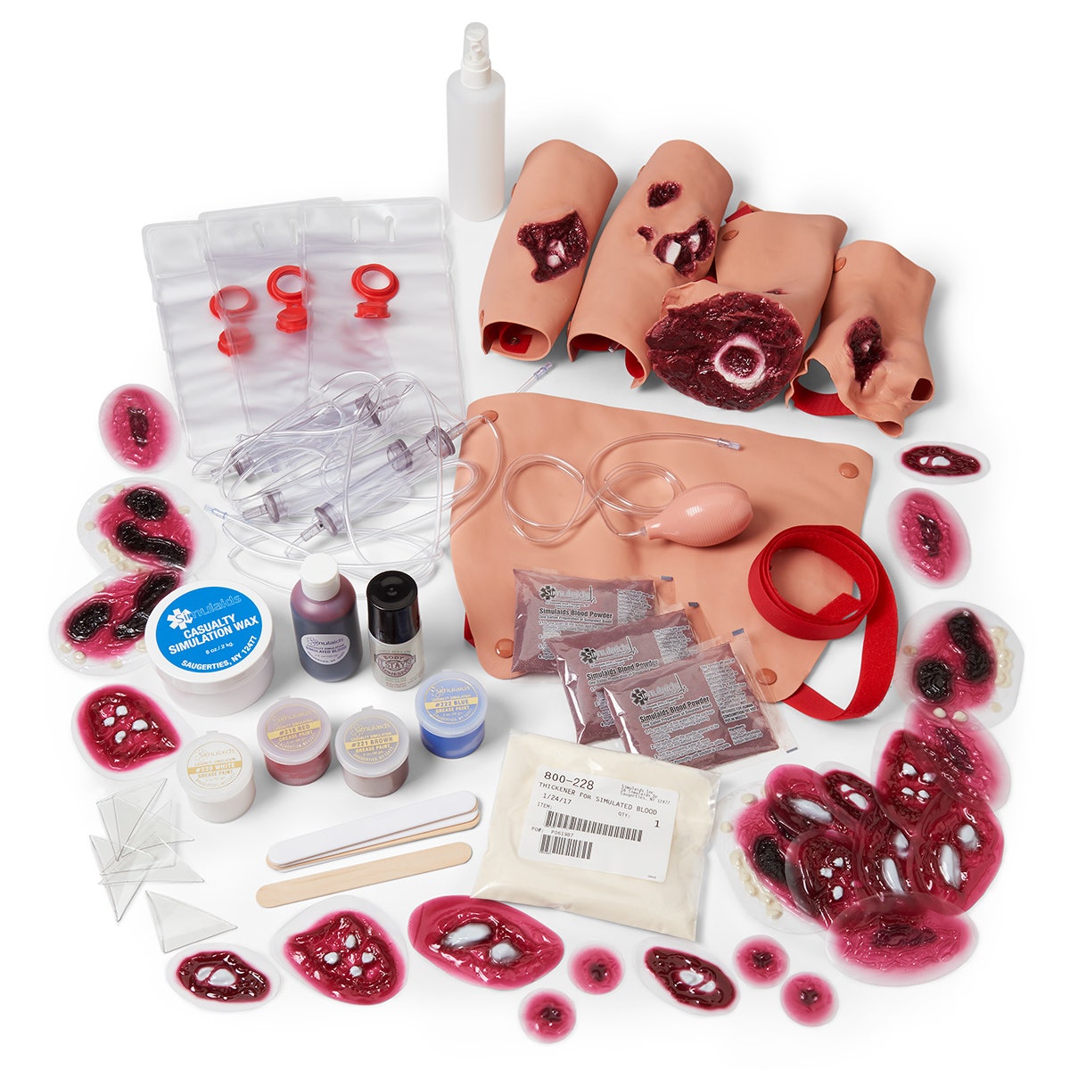 X0000800-816-Simulaids® Multiple Casualty Simulation Kit