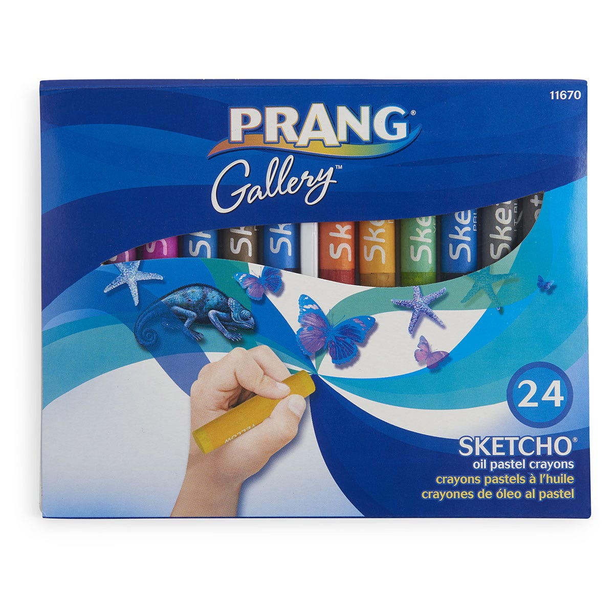9700796-PRANG® Sketcho® Oil Crayons - Set of 24