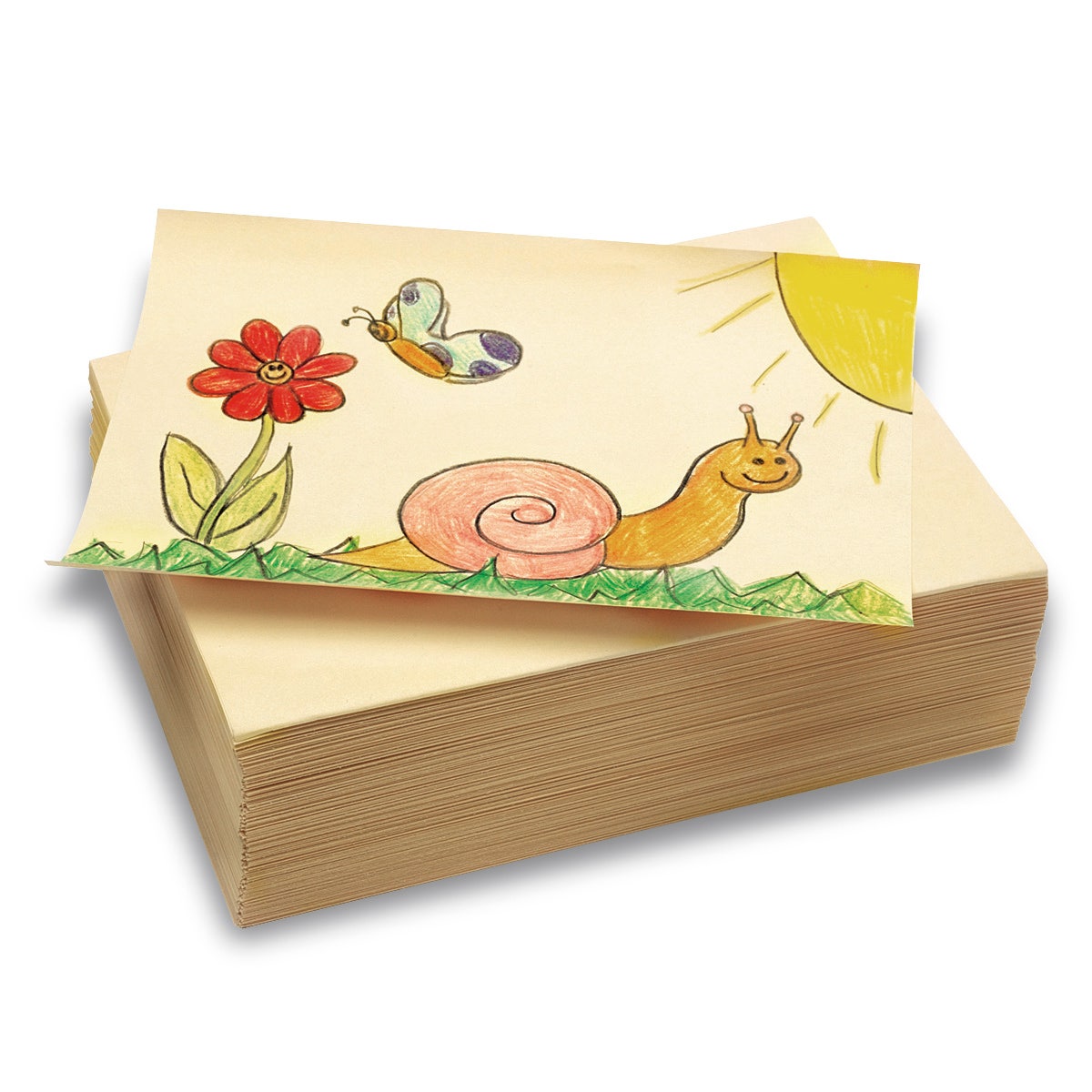 X00009700932-Nasco Manila Drawing Paper - 40 lb.