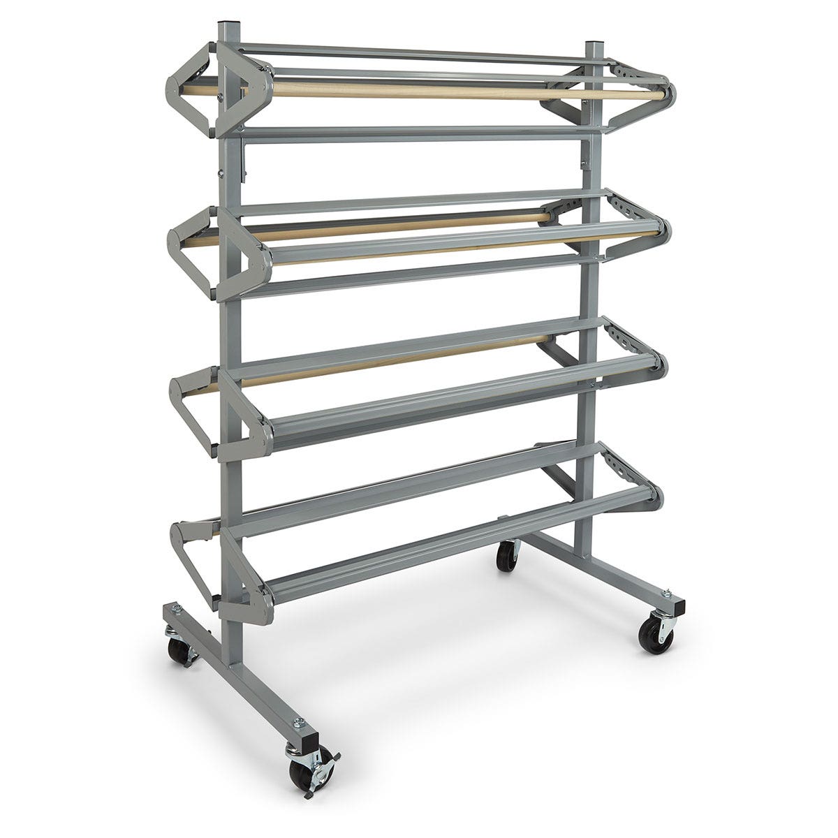 9701233-Bulman’ Standard 8-ROLL HORIZONTAL Rola-Rack™ Paper Roll Dispenser and Cutter - RACK Only