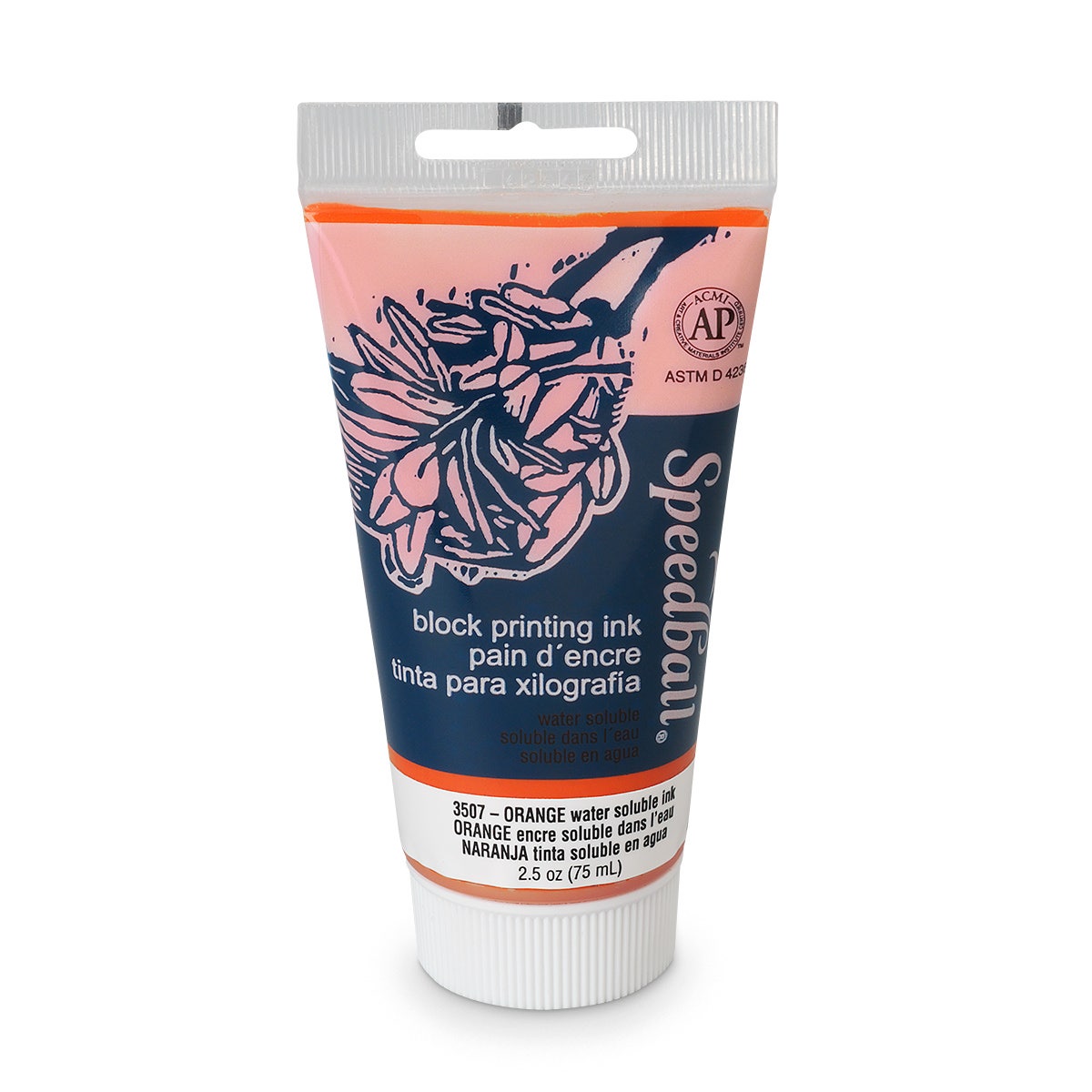 X00009701409-Speedball® Water-Soluble Block Printing Ink - 2.50-oz. (75 cc) Tube