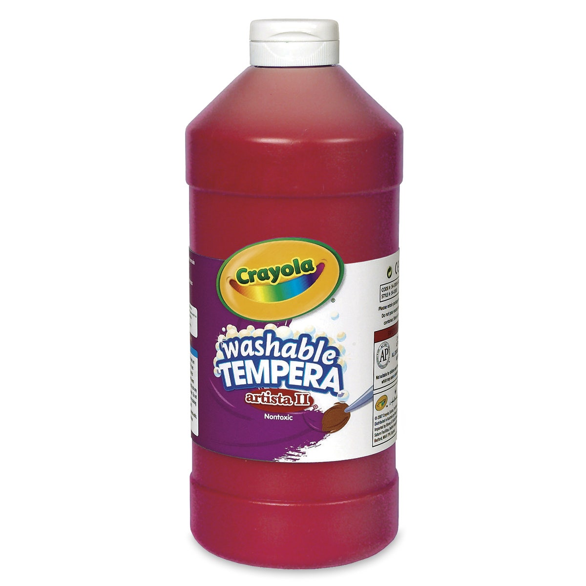 X00009703622-A-Crayola® Artista II® Washable Tempera Paint - Quart