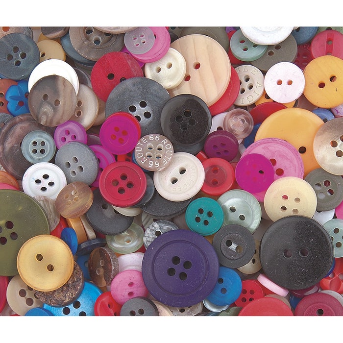 Bulk Button Assortment - 1-lb. Bag - Nasco Education