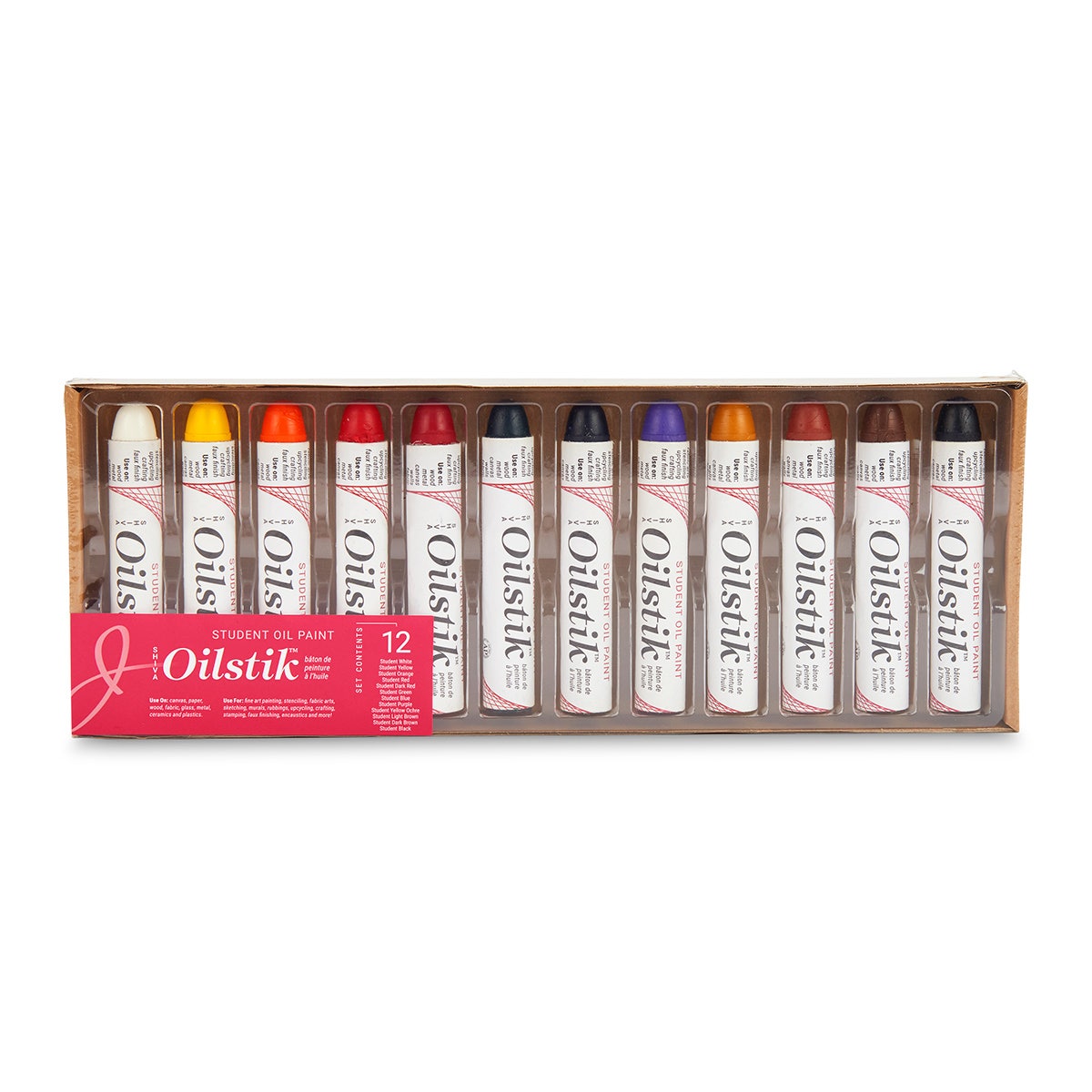 X00009705084-Shiva Oil Paintstiks 12-Color Set