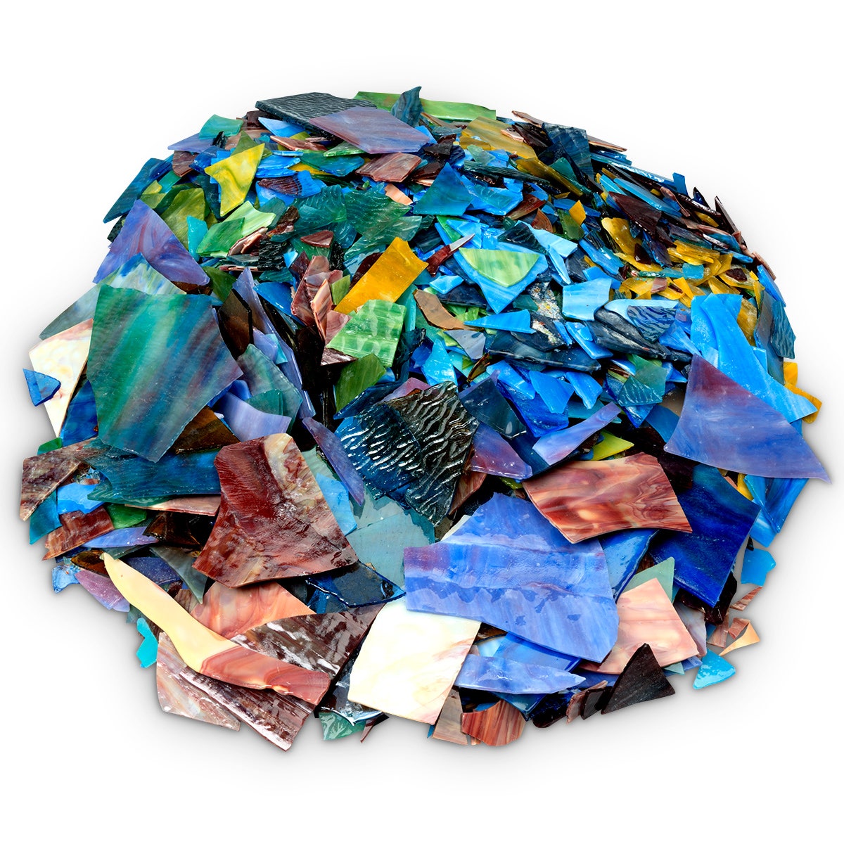 9705232-Nasco Scrap Stained Glass Assortment - 30 lbs.