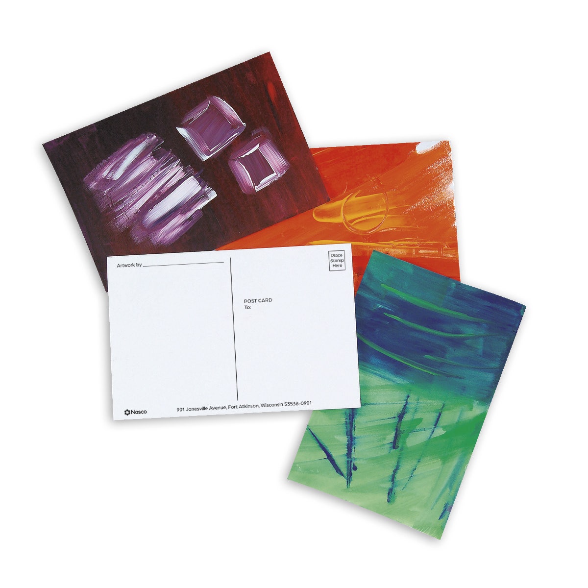 9705802-Nasco Sketchables™ Art Activity Postcards - Pkg. of 50