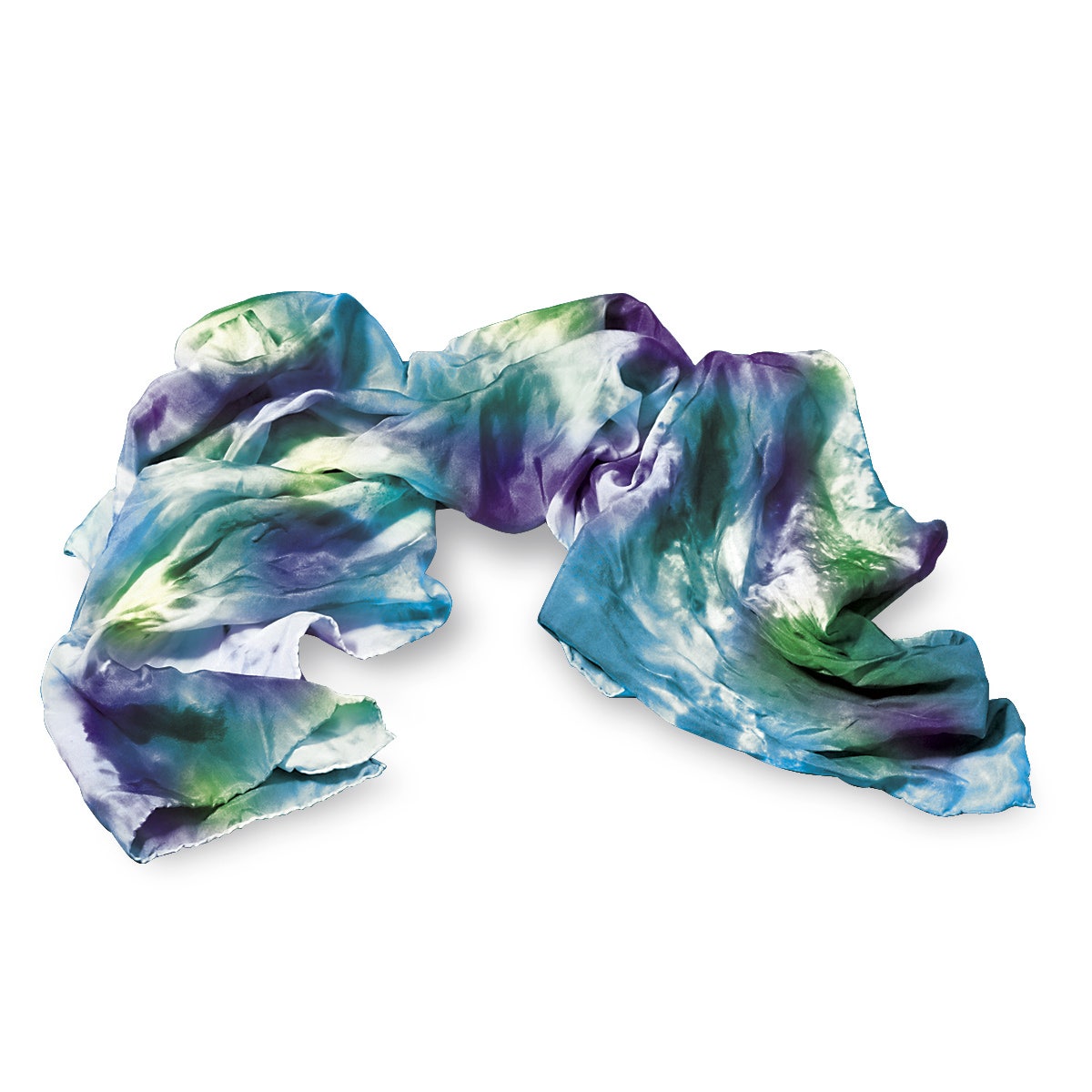 9705821-Jacquard® Hemmed Silk Scarf - 15 in. x 60 in.