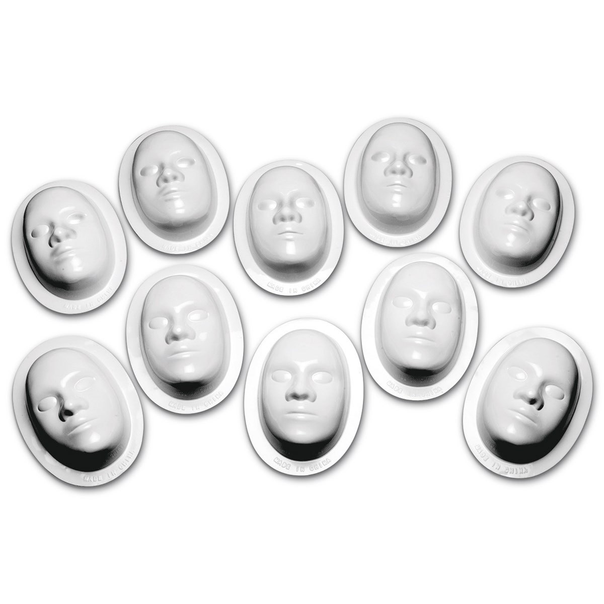 9706419-Make-a-Mask® Reusable Face Forms - Pkg. of 10