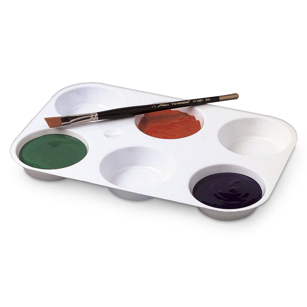 9707413-Jack Richeson® Economy Deep 6-Well Painting Tray