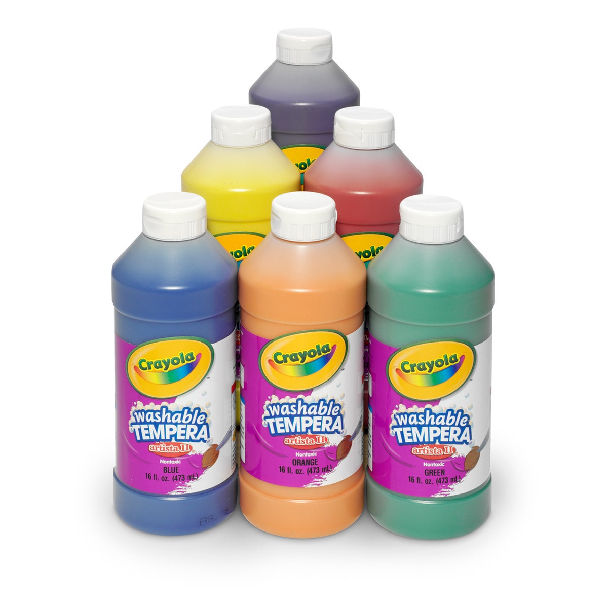 X00009707629-Crayola® Artista II® Washable Tempera Paint Sets 