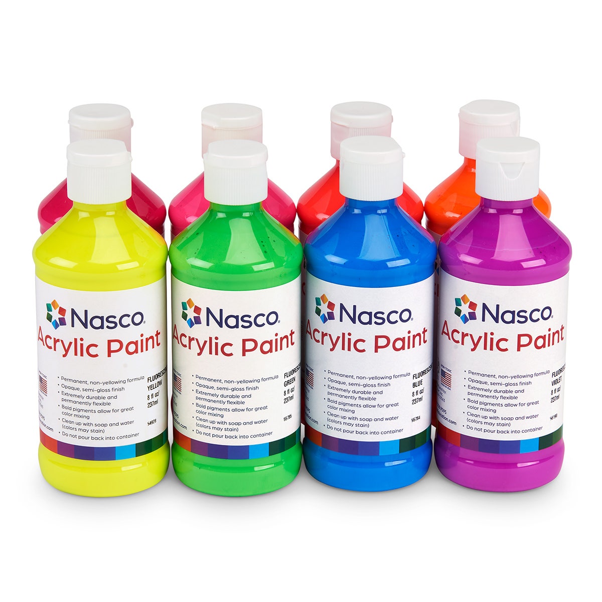 X00009708080-Nasco Acrylic Paint Set