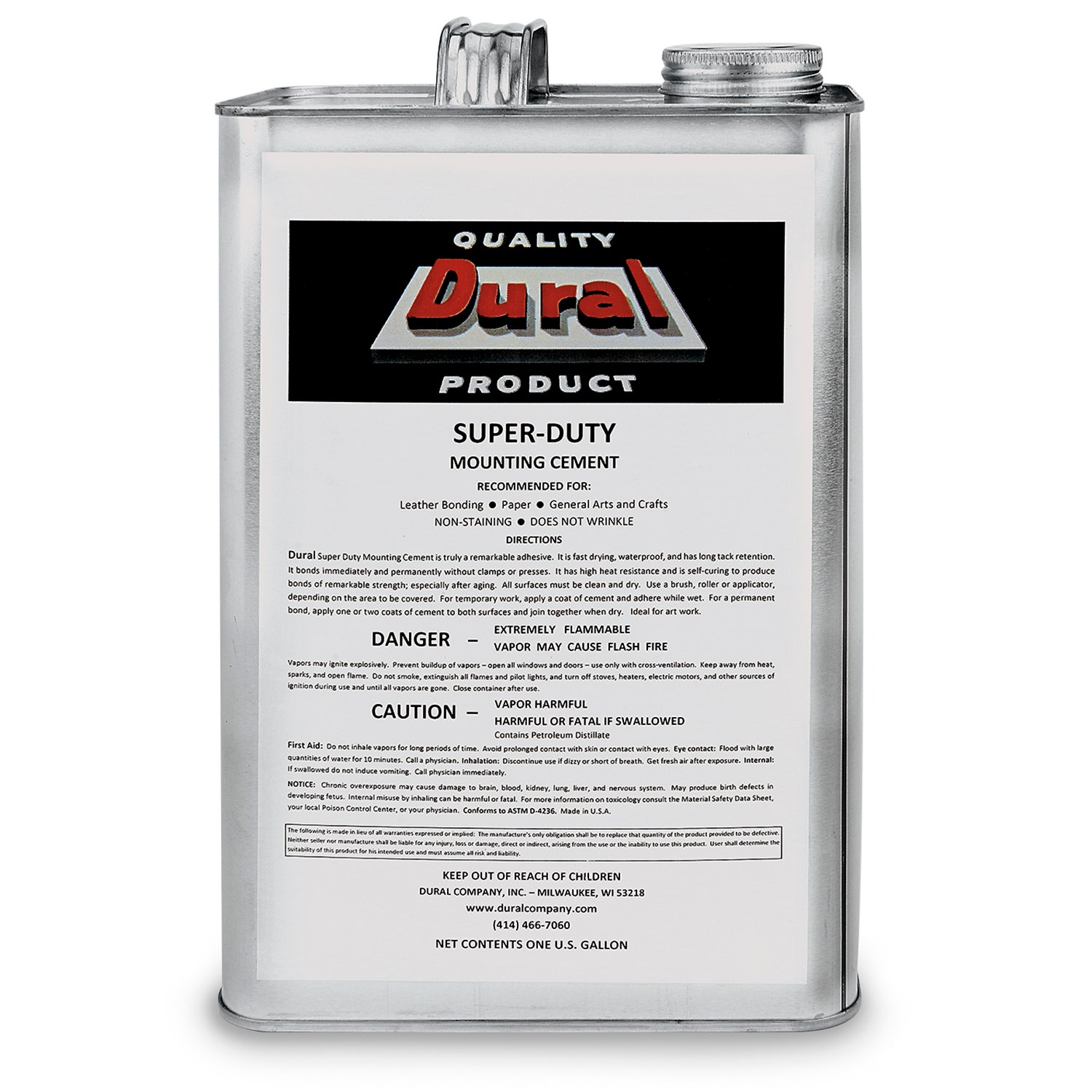 9708756-Dural Super-Duty Mounting Cement - Gallon