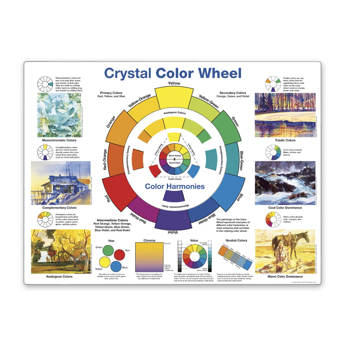 9709435-Crystal Color Wheel - 18 in. x 24 in.