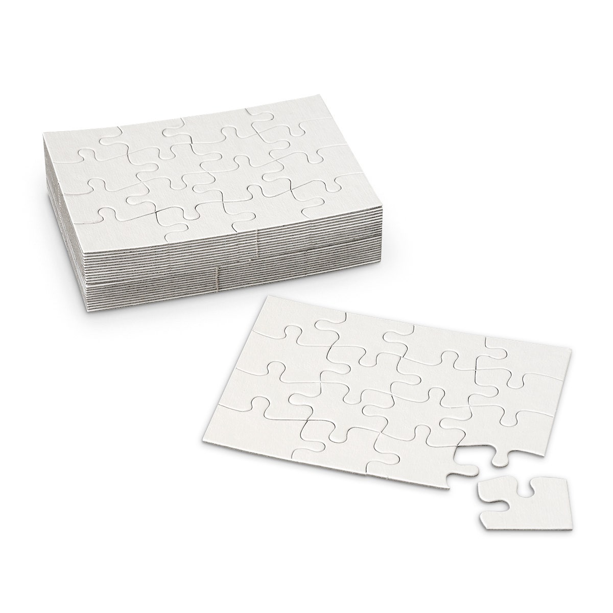 9709835-Blank Puzzles - 4 in. x 5-1/2 in. - 16 Pieces
