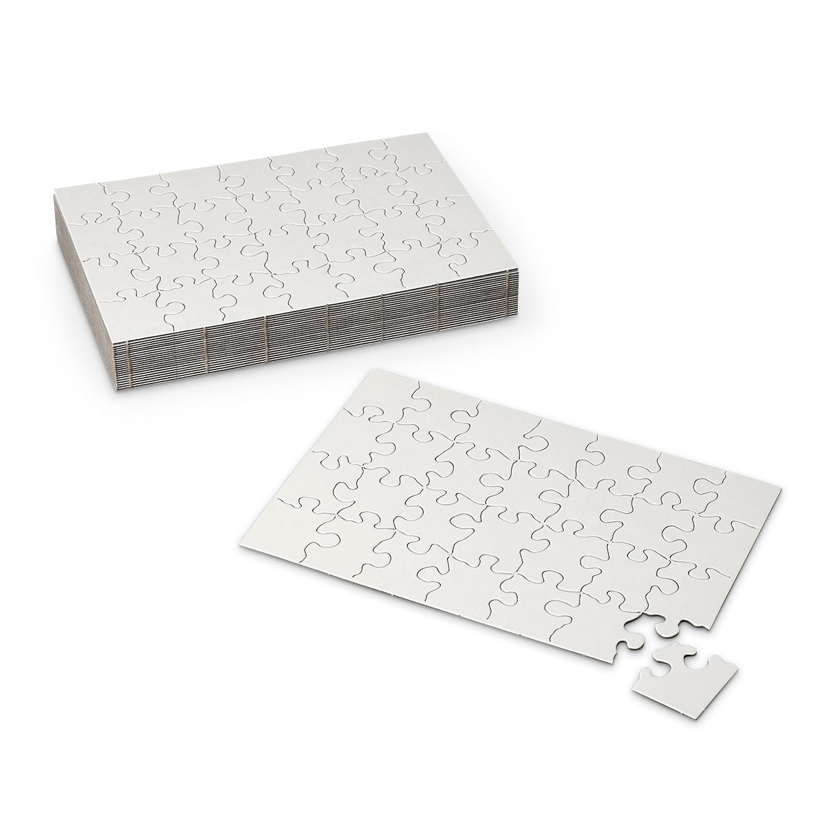 9709837-Blank Puzzles - 5-1/2 in. x 8 in. - 28 Pieces