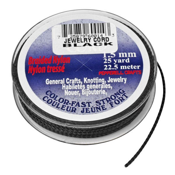 9710350-Braided Nylon Bead Cord / Jewelry Cord