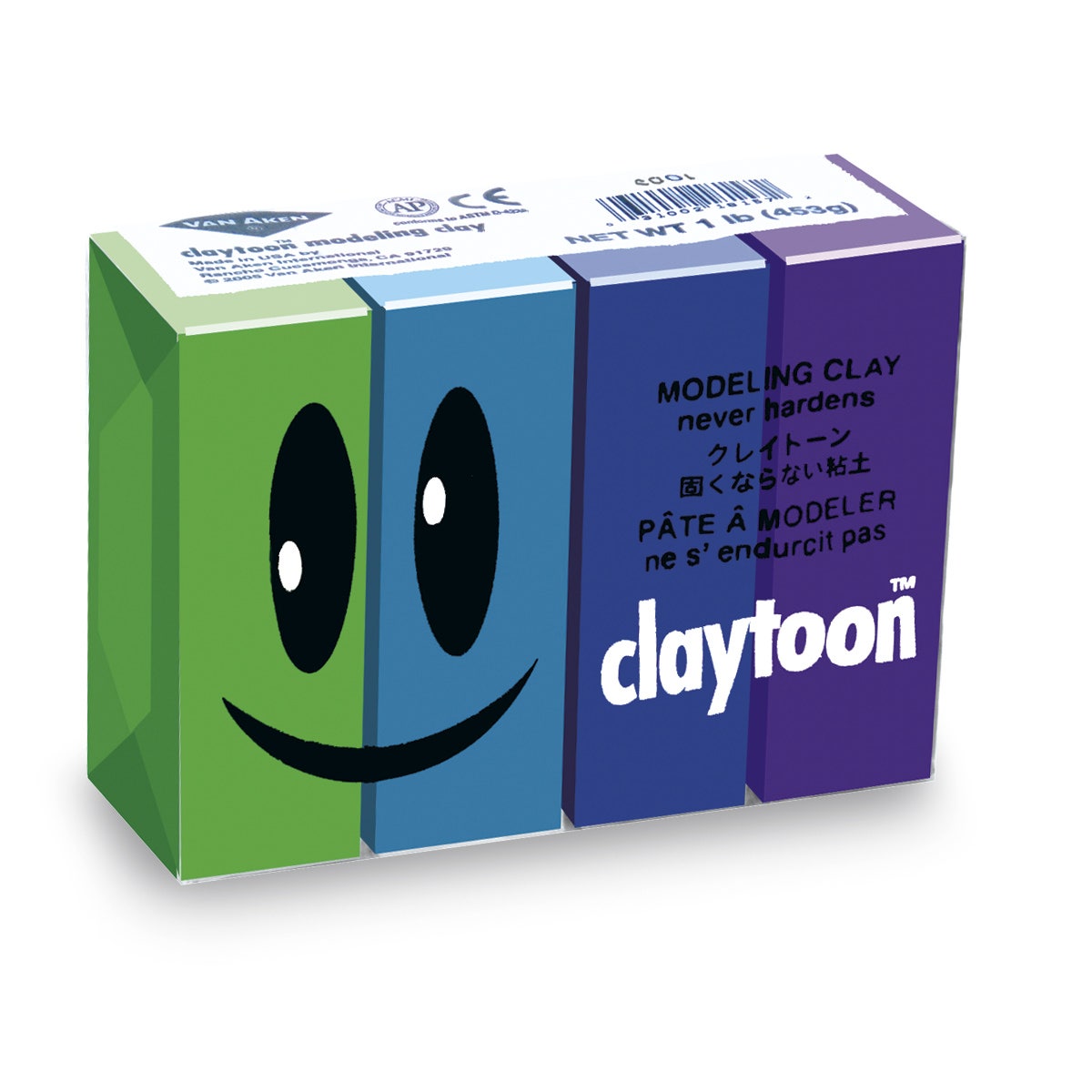 X00009710509-A-Van Aken® Claytoon™ Set of 4 Colors - 1-lb. Pkg.