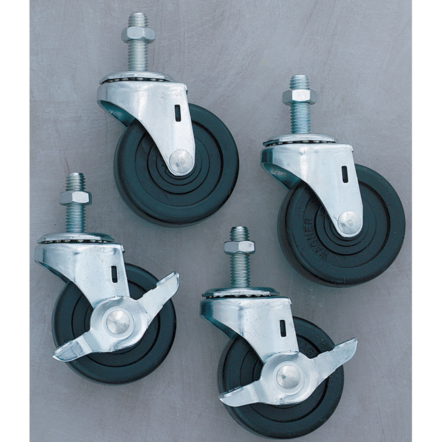 9710877-Casters for Paper Racks - Set of 4
