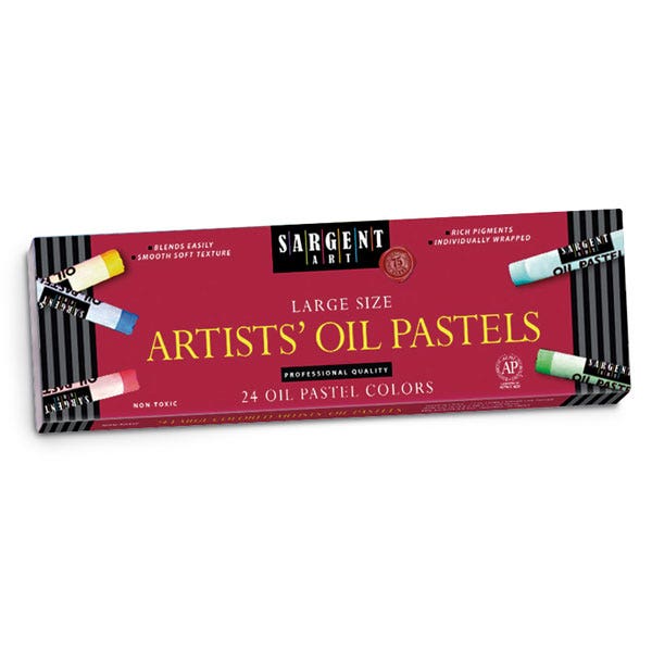 9711077-Sargent Art® Oil Pastels - Set of 24 Jumbo