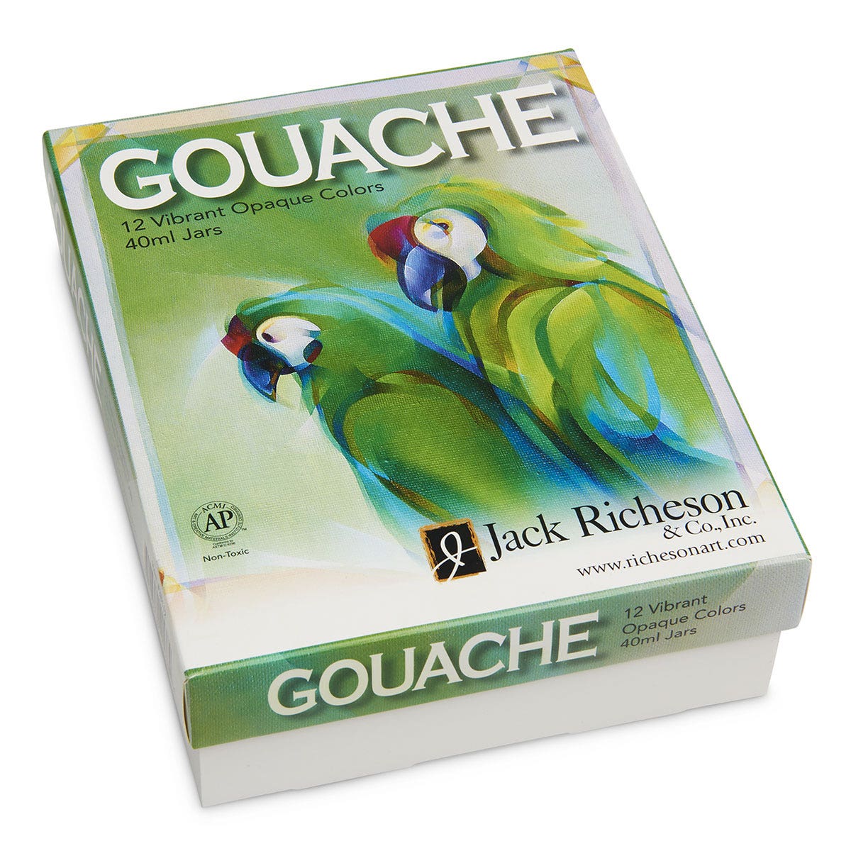 9711242-Gouache - Set of 12 - 40 ml (1.35 oz.) Jars