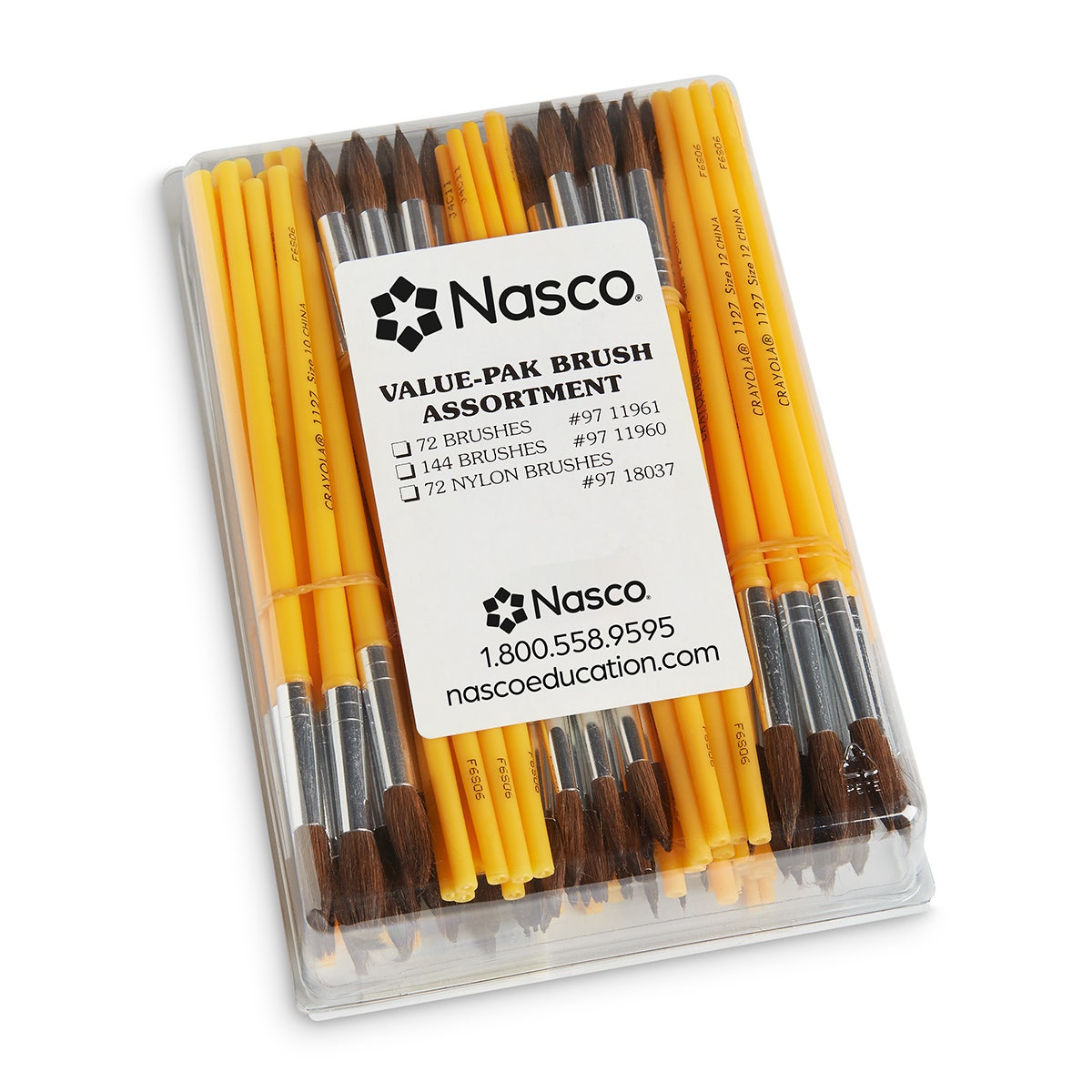 9711960-Nasco Value-Pack of 144 Crayola® Watercolor Brushes