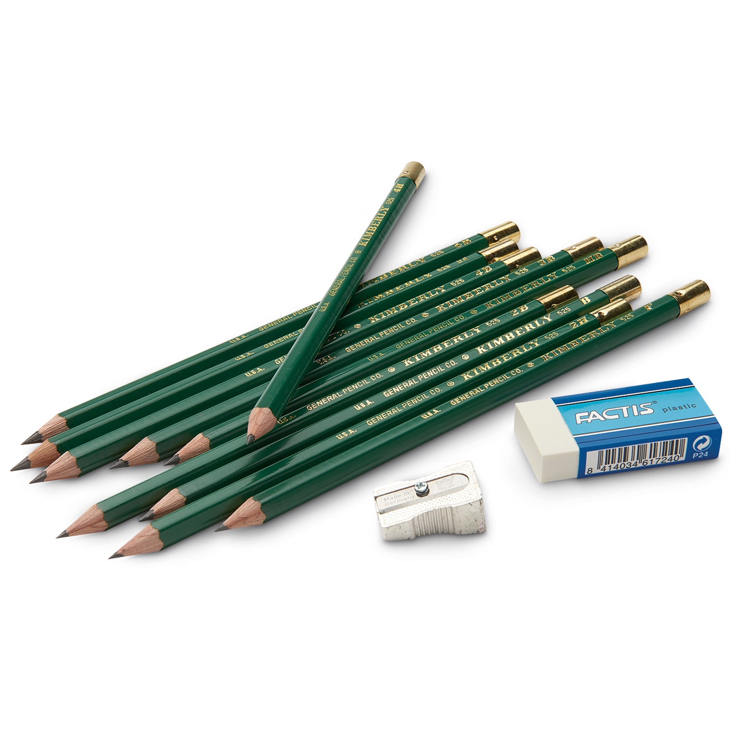 X00009712978-General's Kimberly Graphite Drawing Pencil Kit #25