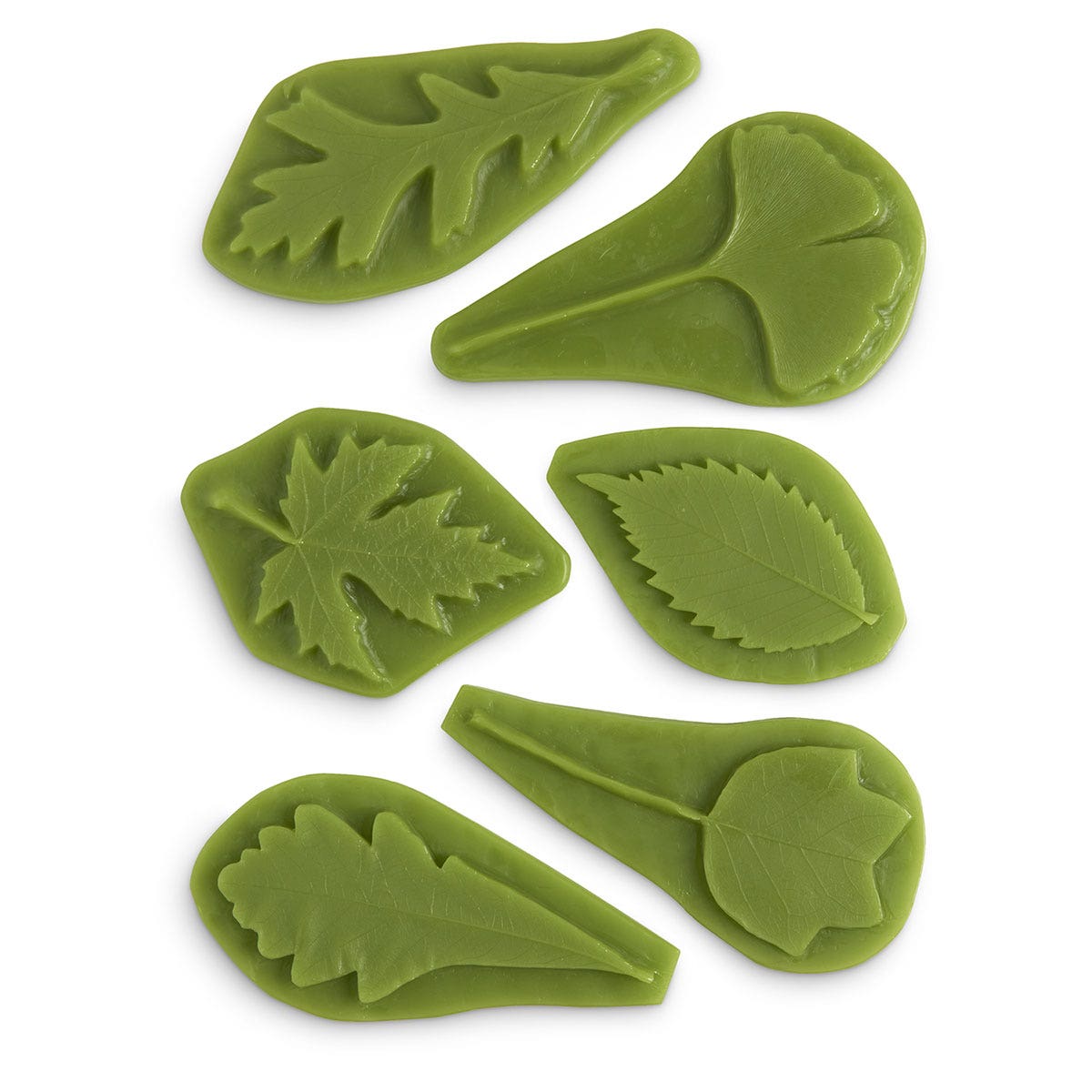 9714351-Nasco Leaf Stamp - Set of 6